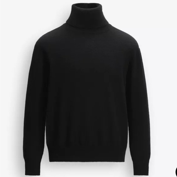 Zara Sweaters - Zara black wool turtleneck sweater. NWT XL classic preppy elegant quiet luxury